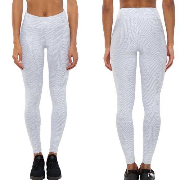 Koral Other - Koral Womens Pine Drive White Fitness Activewear Athletic Leggings Medium